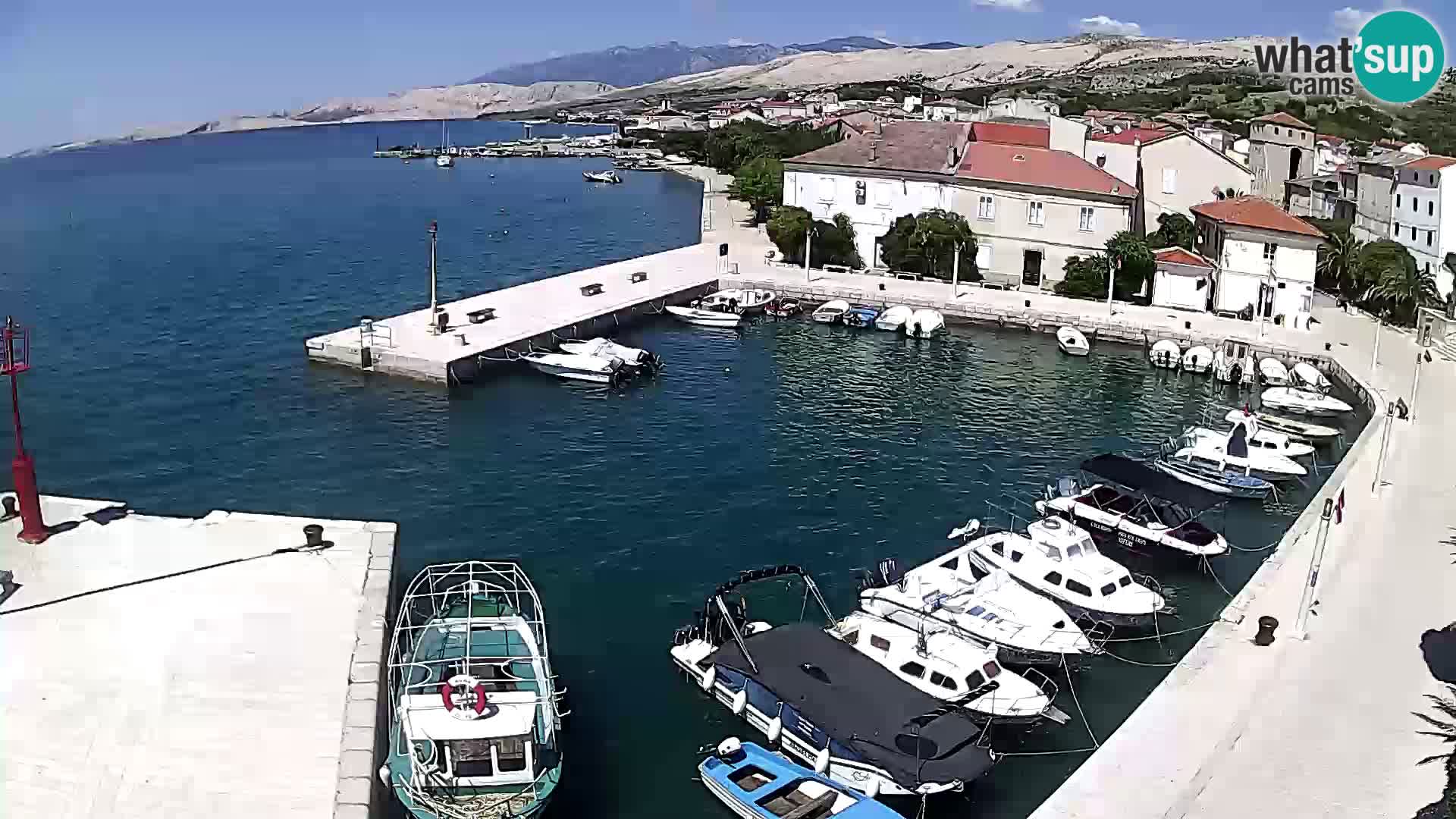 Pag webcam – town marina