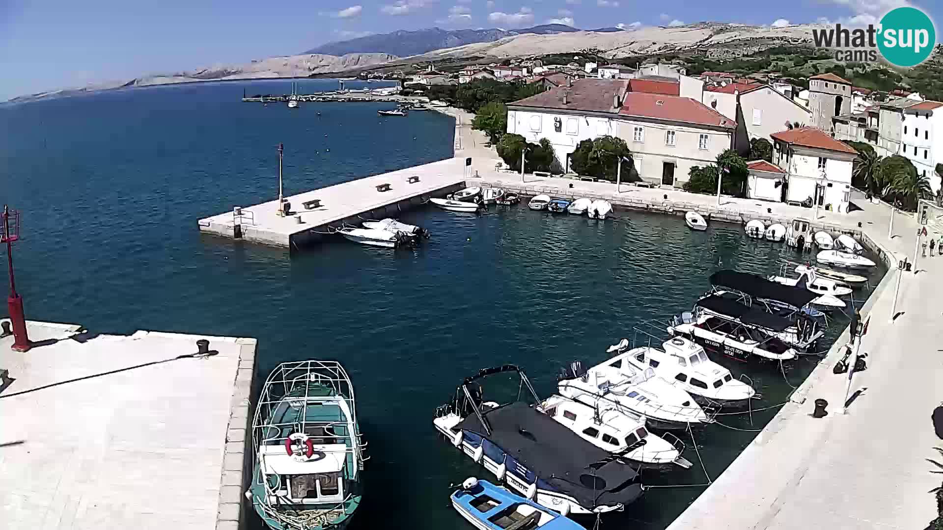 Livecam Pag – Marina de la ville