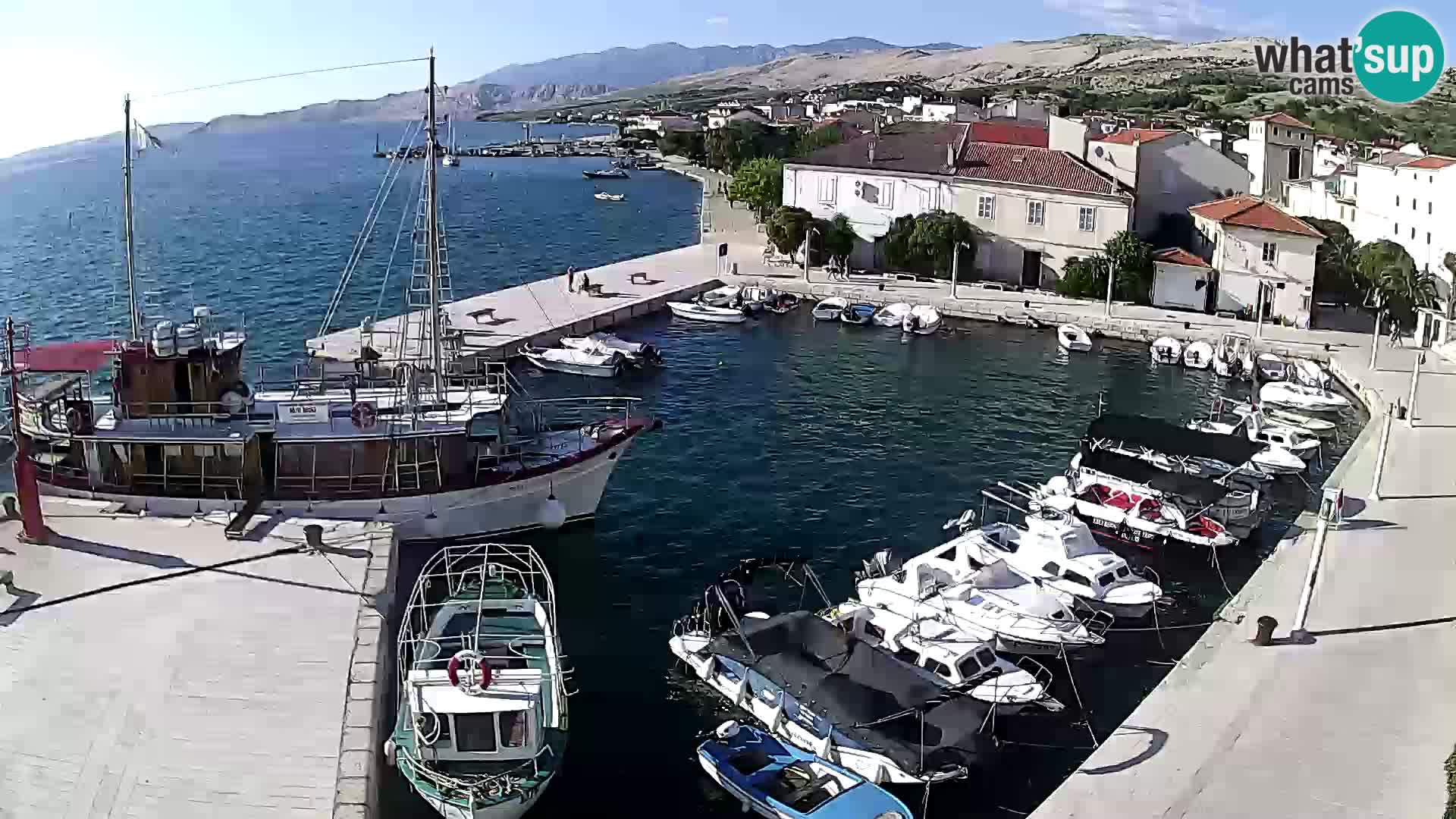 Pag webcam – town marina