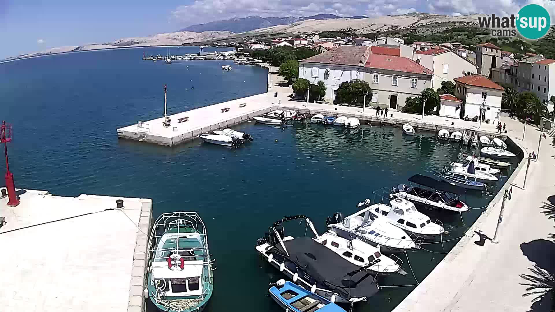 Livecam Pag – Marina de la ville