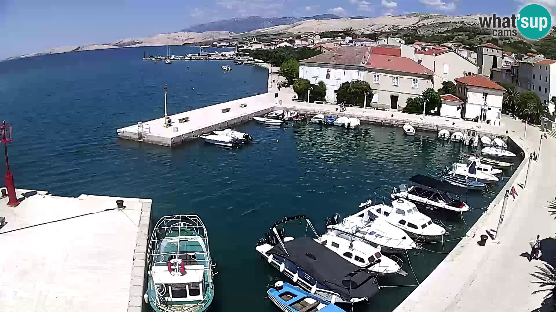 Pag webcam – town marina