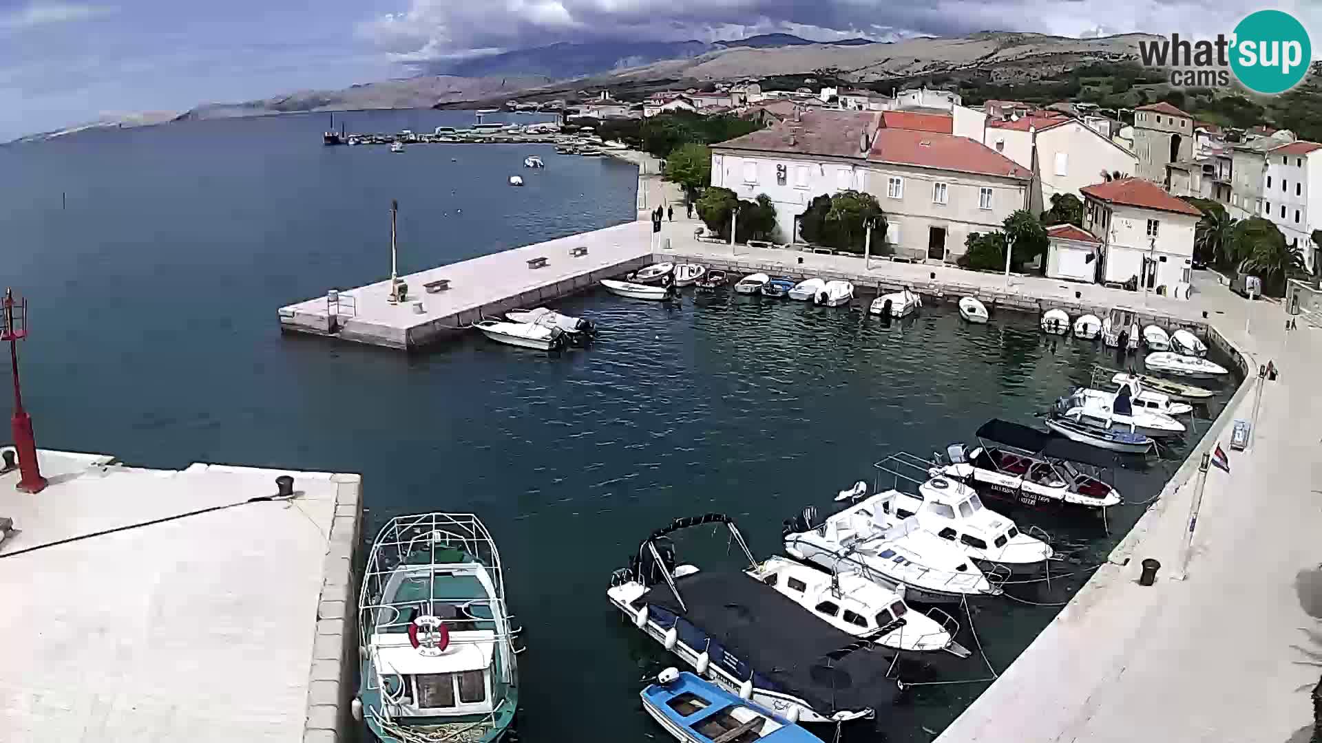 Pag webcam – town marina