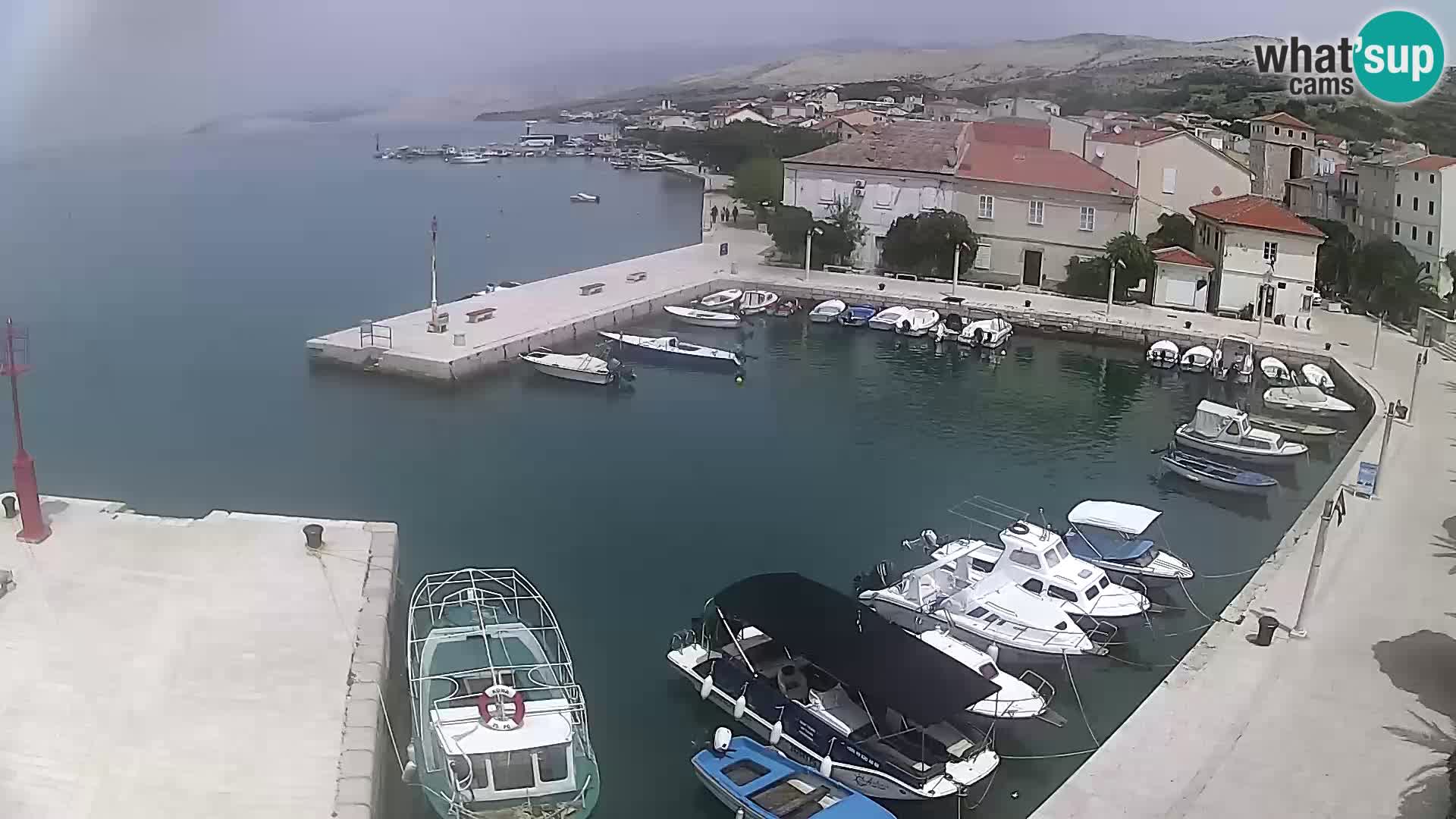Pag webcam – town marina