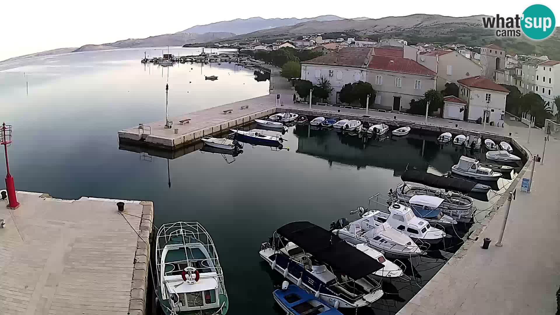 Pag Live webcam – porto turistico