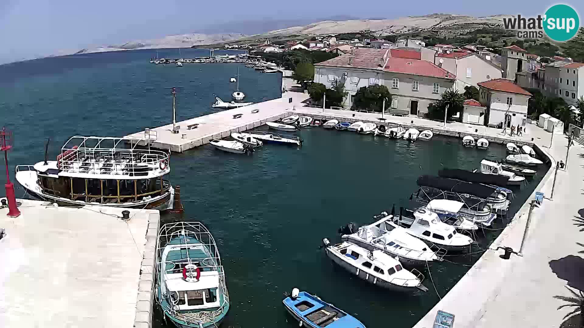 Livecam Pag – Marina de la ville