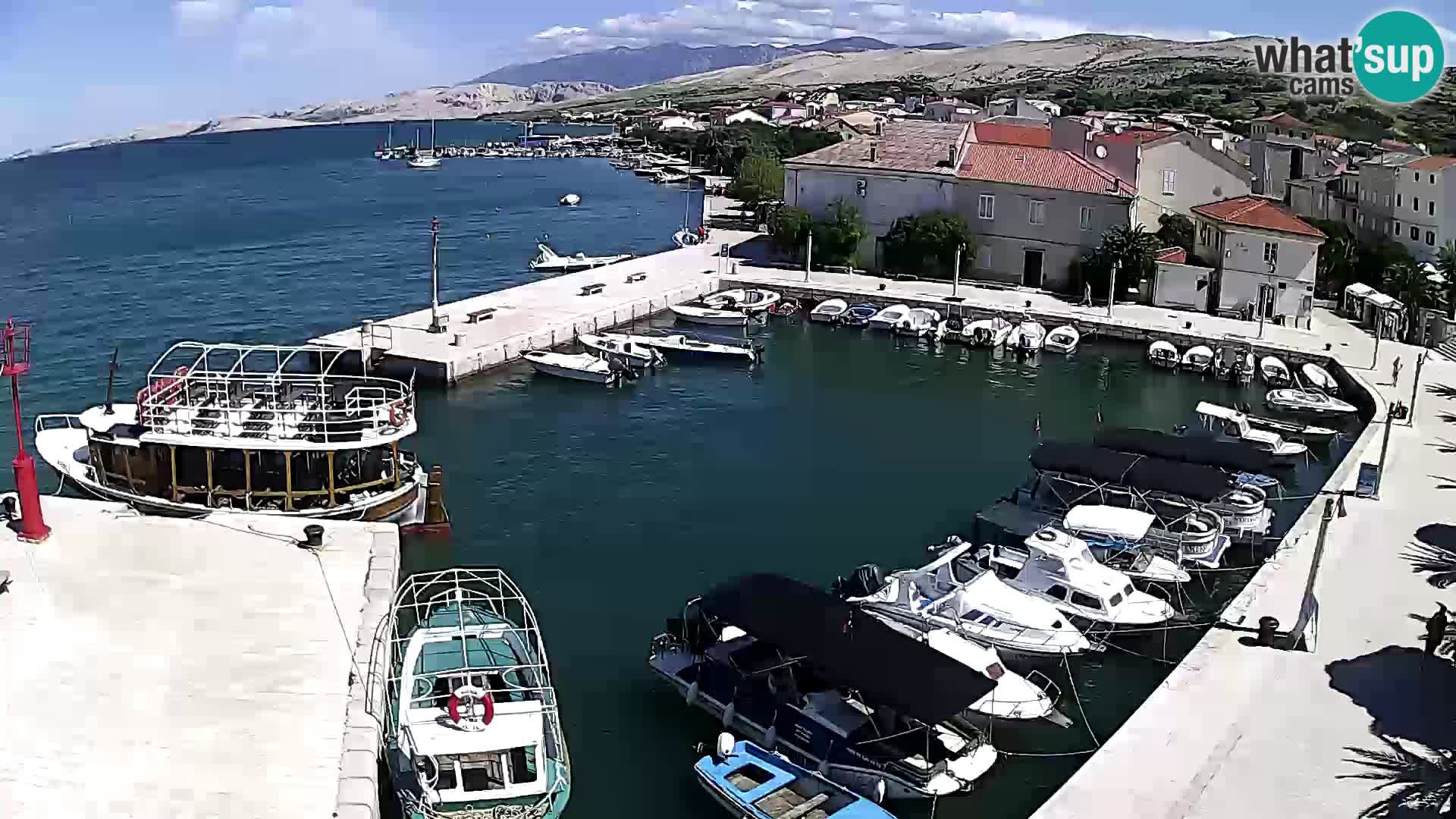 Pag Live webcam – porto turistico