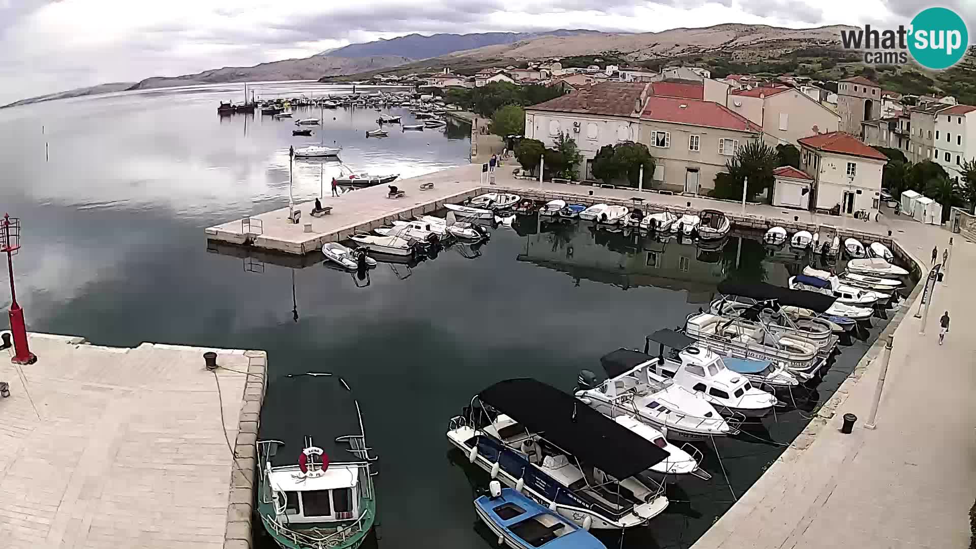 Pag webcam – town marina