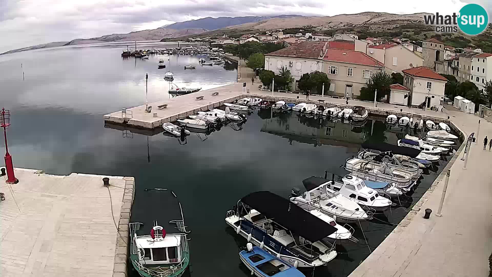 Pag webcam – town marina