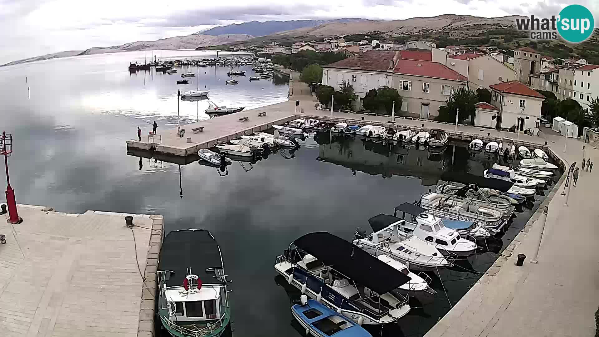 Pag webcam – town marina