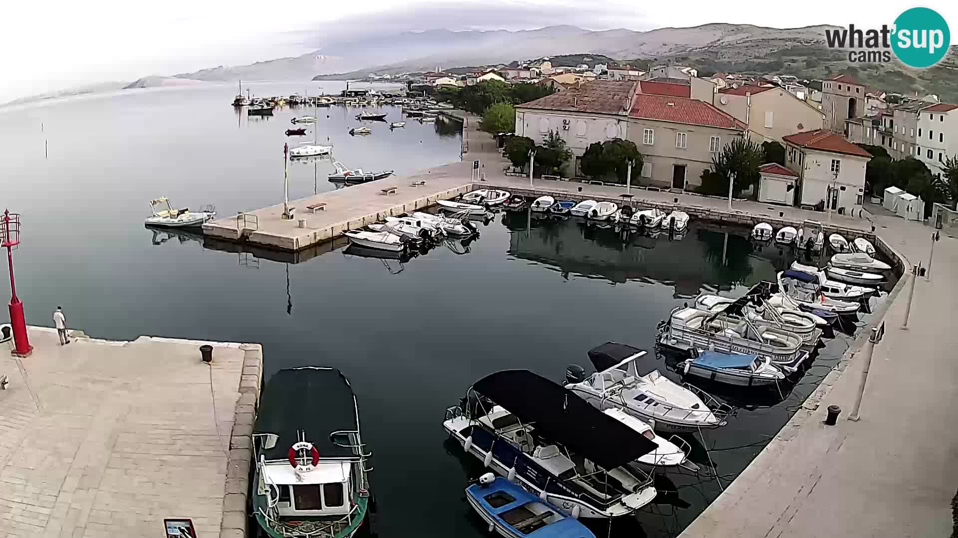 Pag webcam – town marina