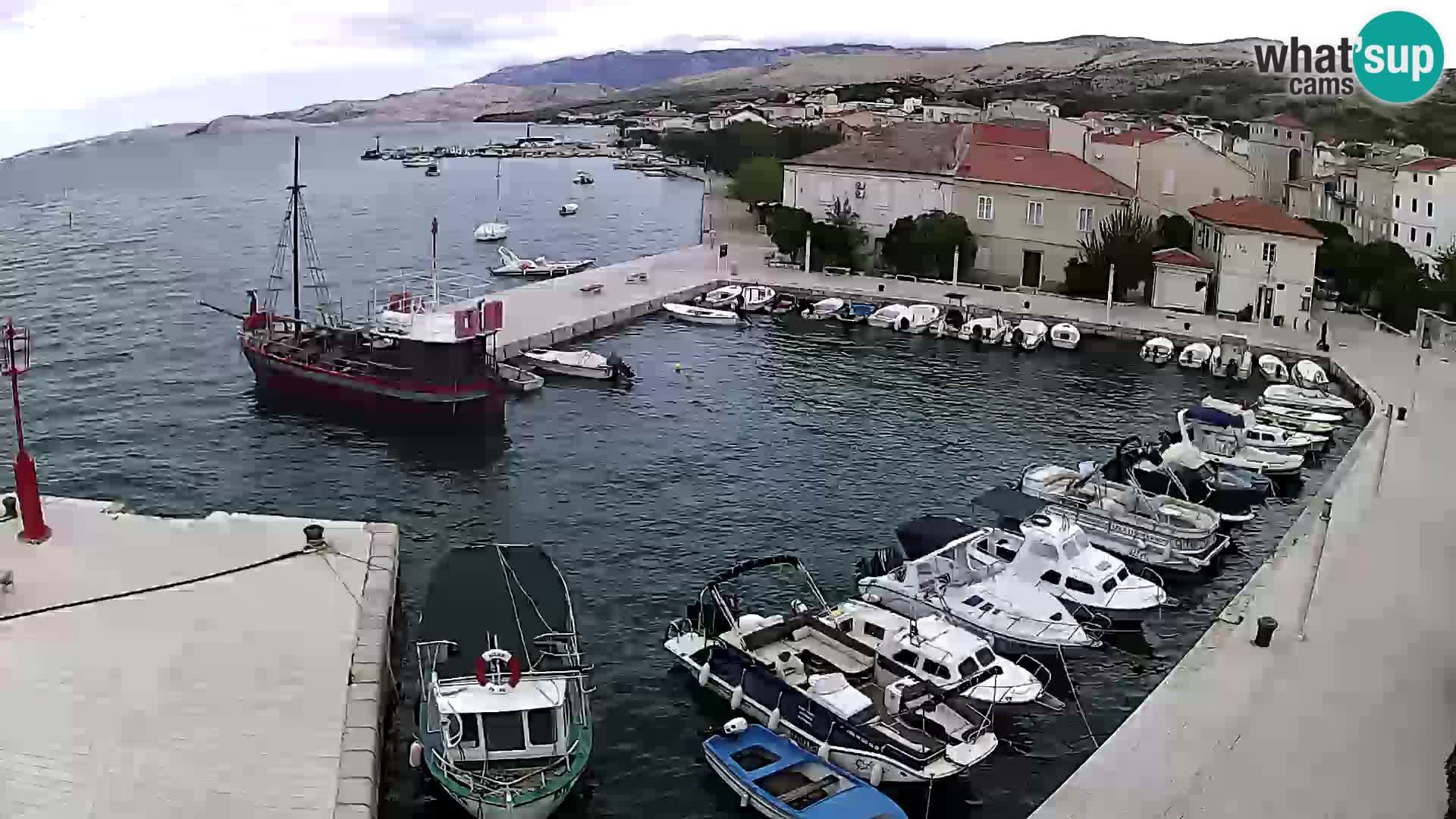 Pag webcam – town marina