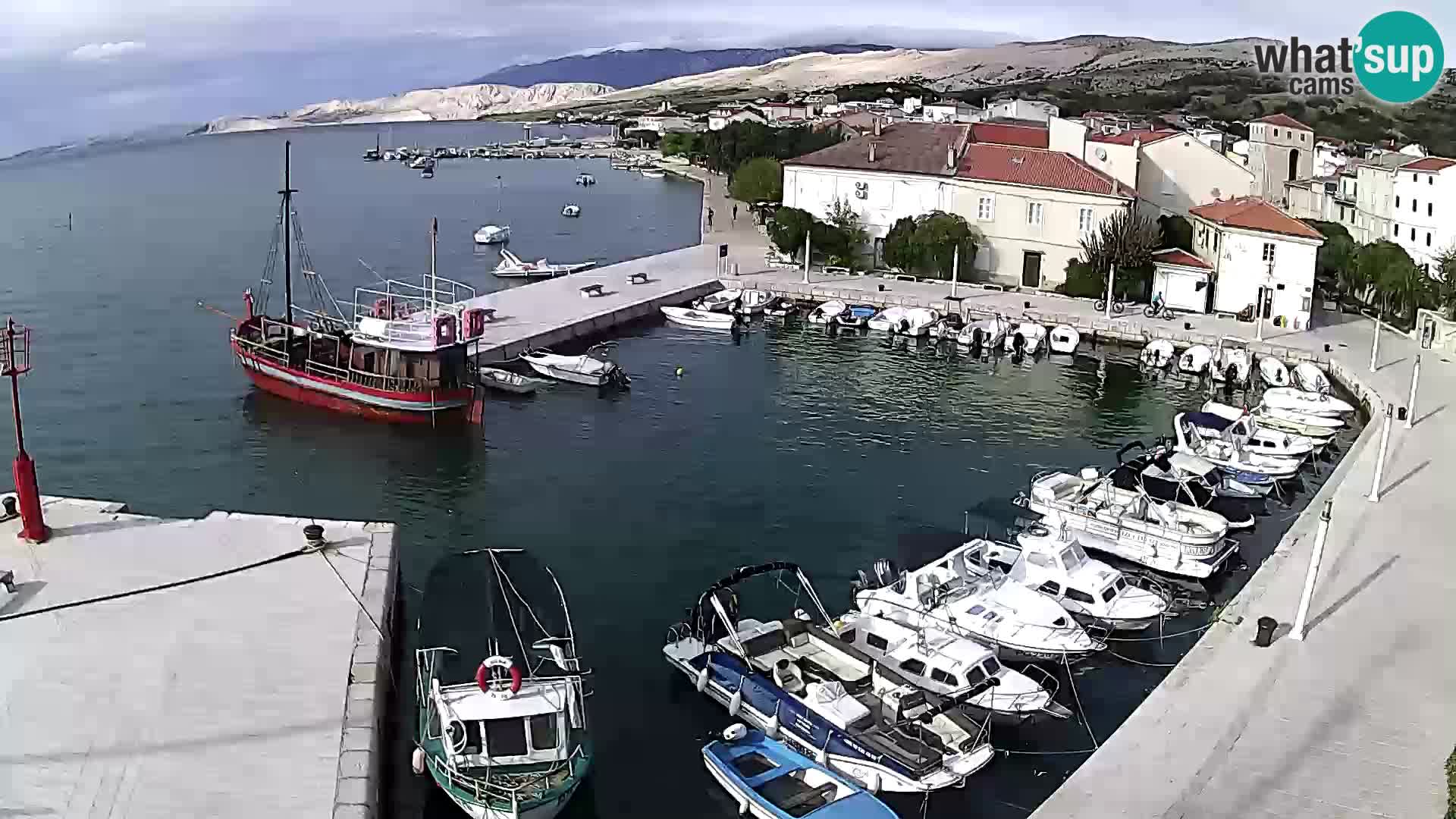 Pag webcam – town marina