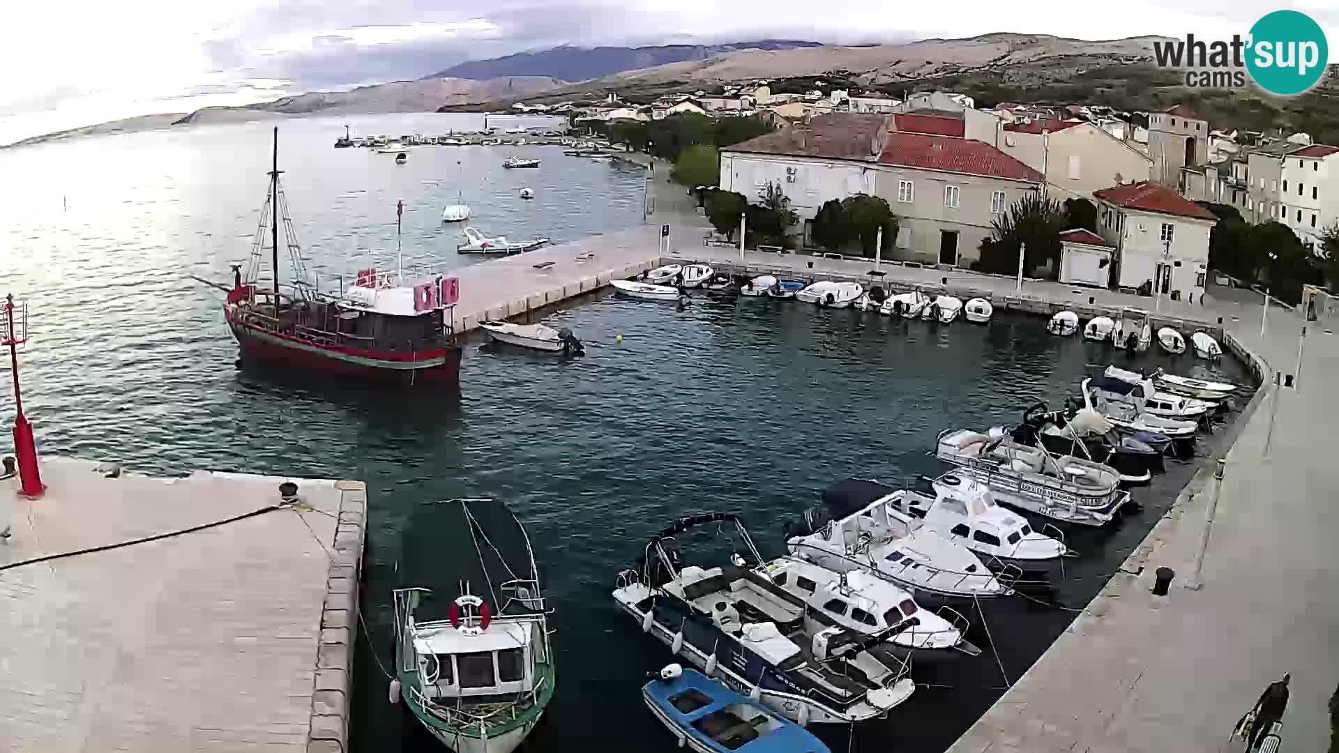 Livecam Pag – Marina de la ville