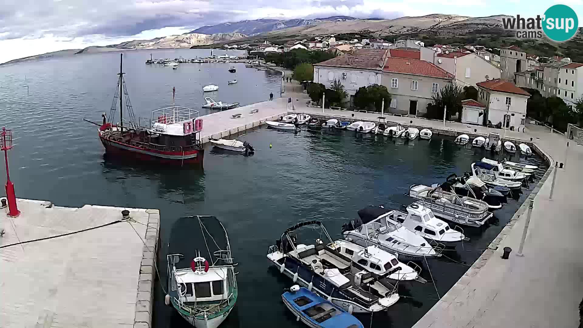 Pag webcam – town marina