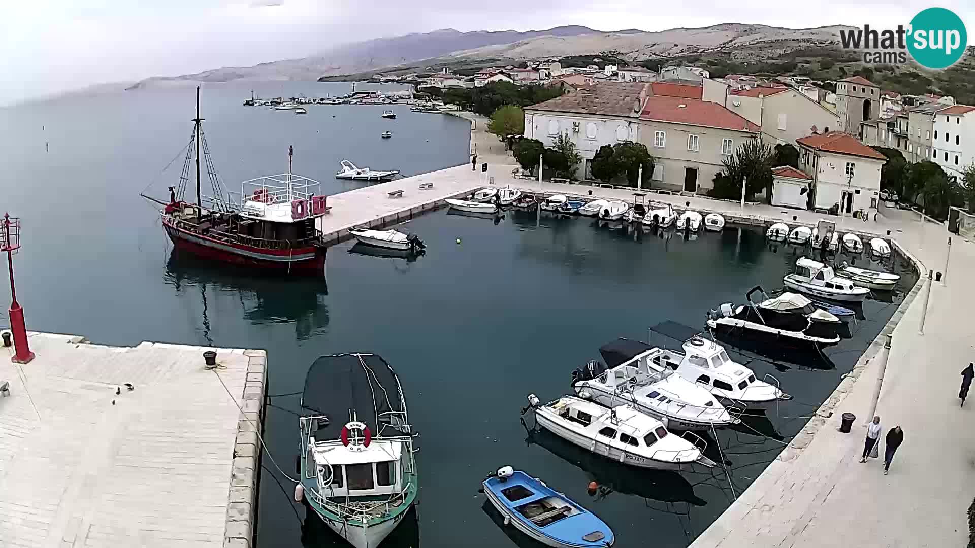 Livecam Pag – Marina de la ville