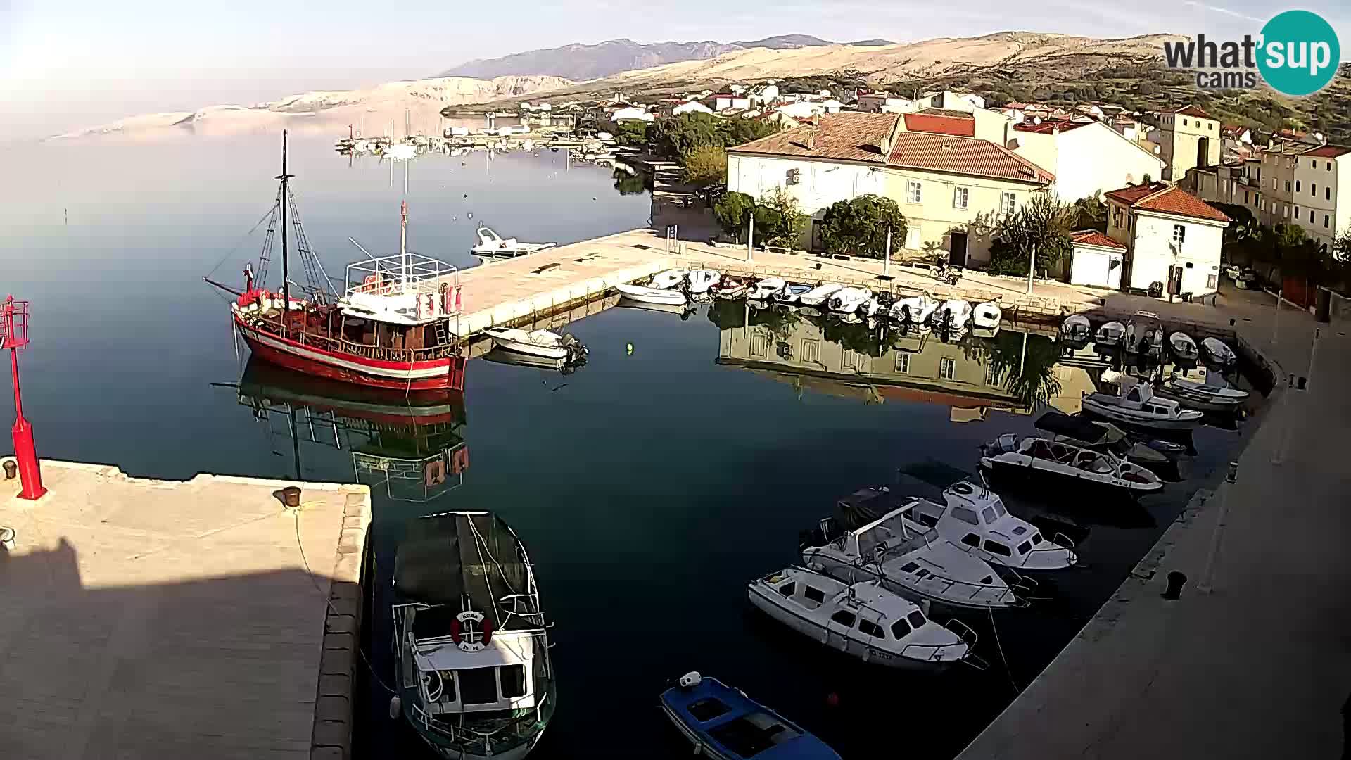 Pag Live webcam – porto turistico