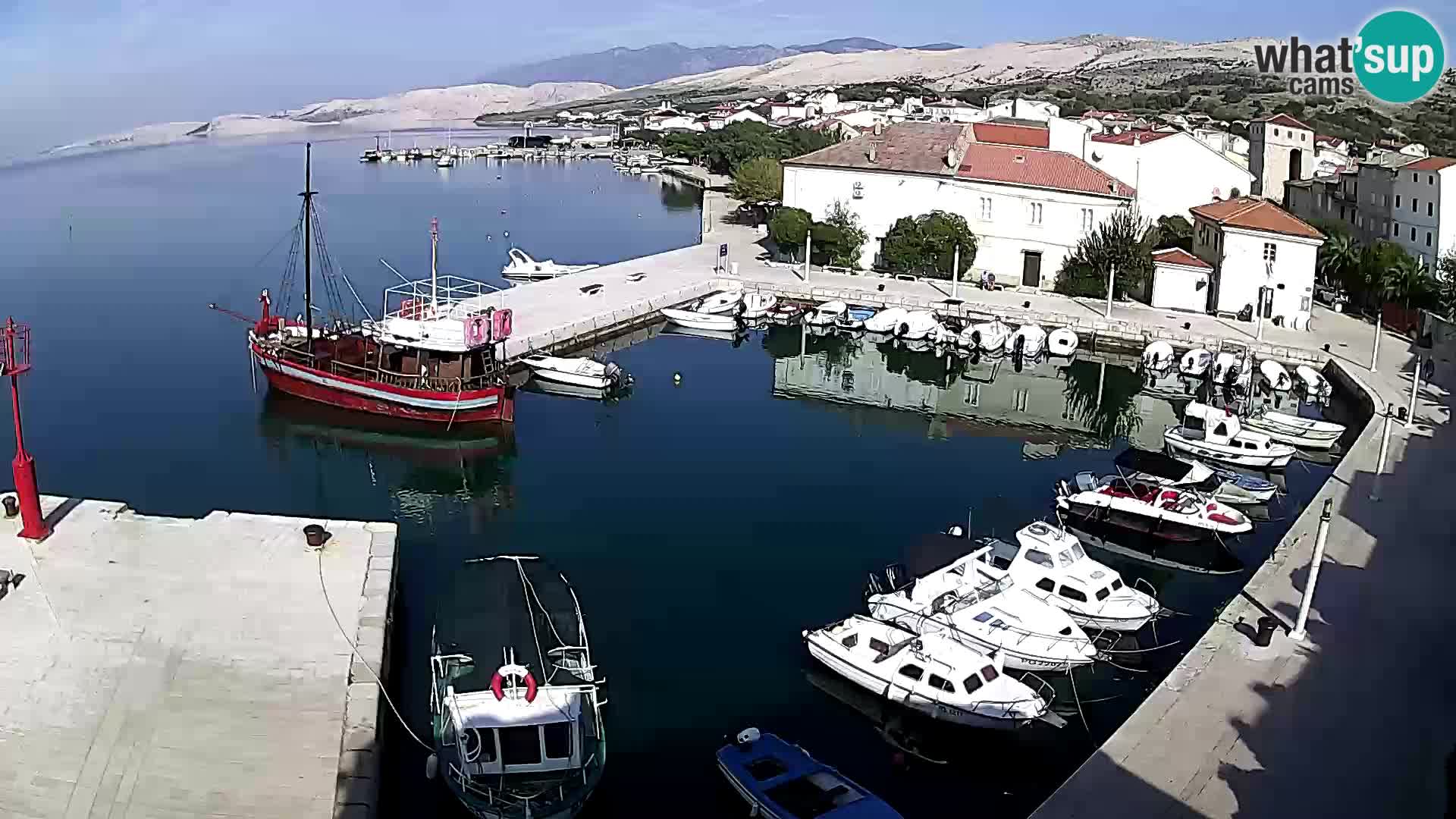 Pag Live webcam – porto turistico