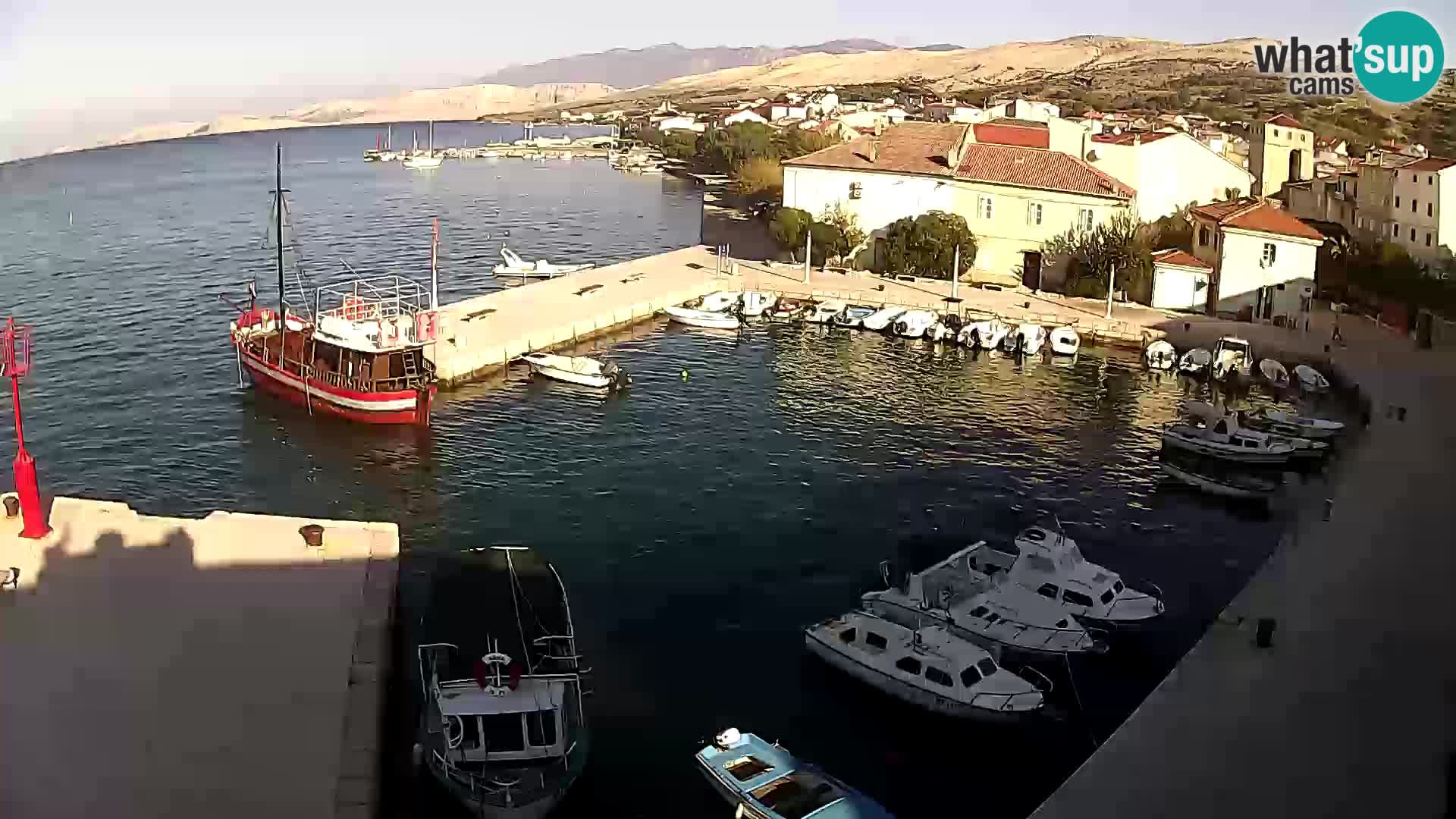 Pag Live webcam – porto turistico