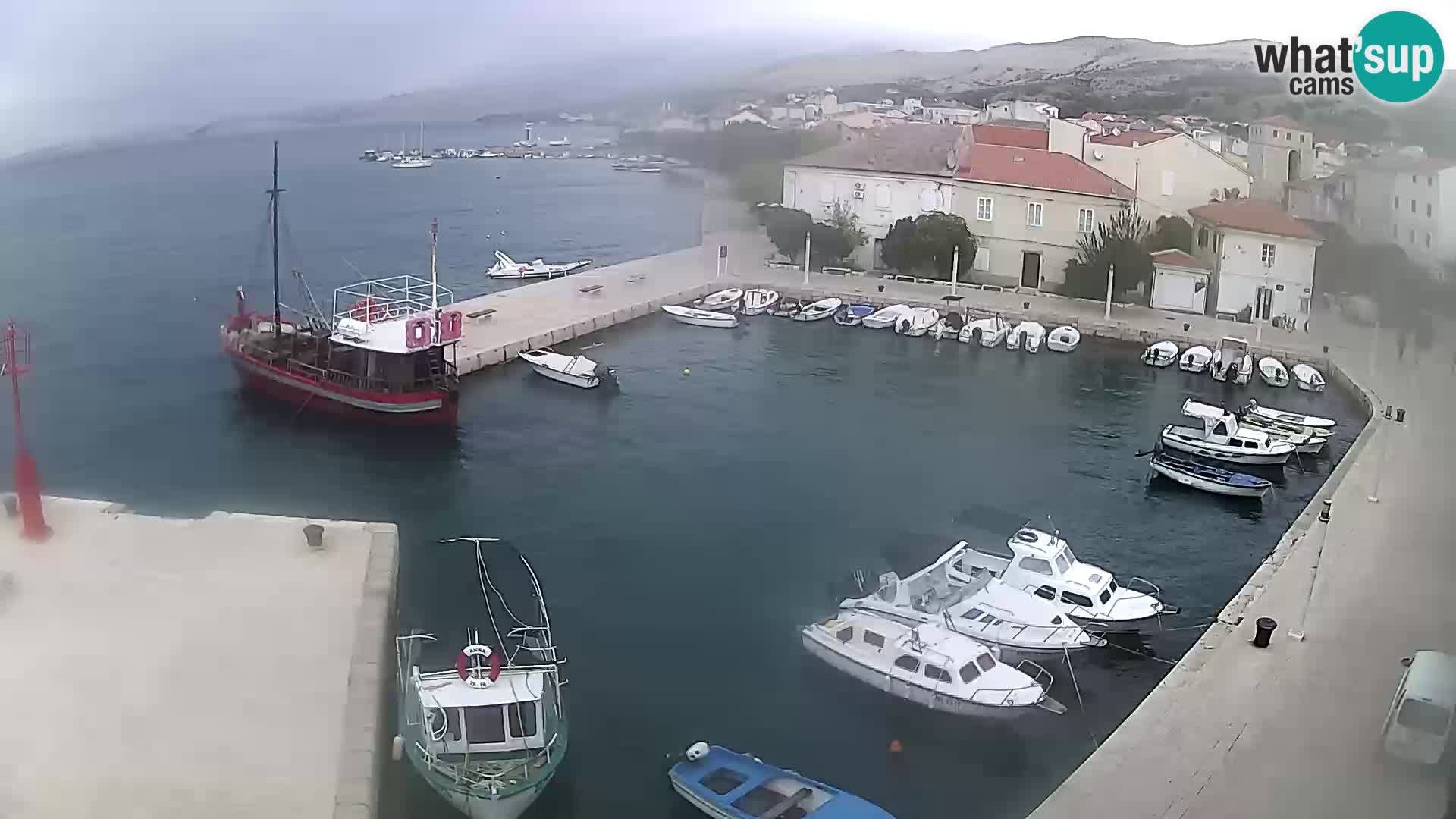 Pag Live webcam – porto turistico