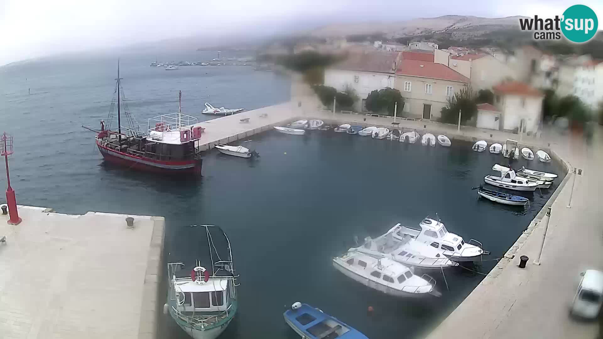 Pag Live webcam – porto turistico