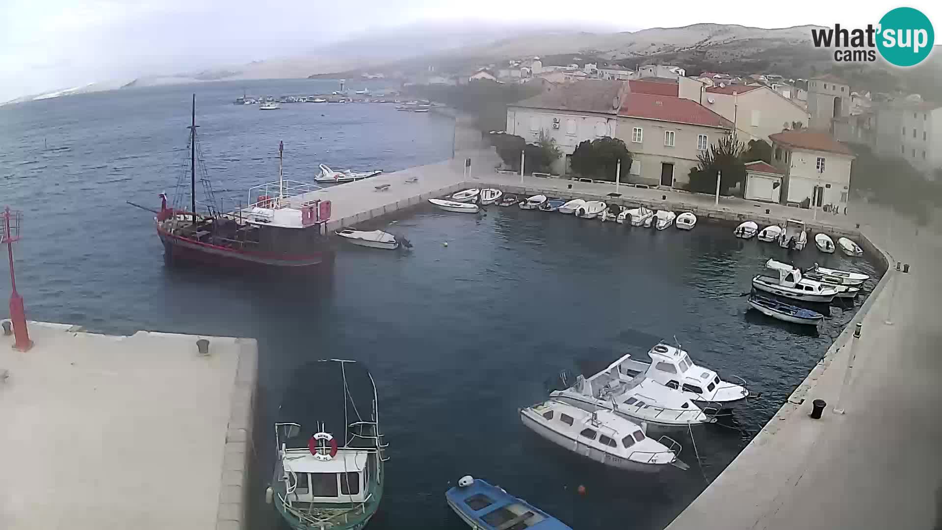 Pag Live webcam – porto turistico