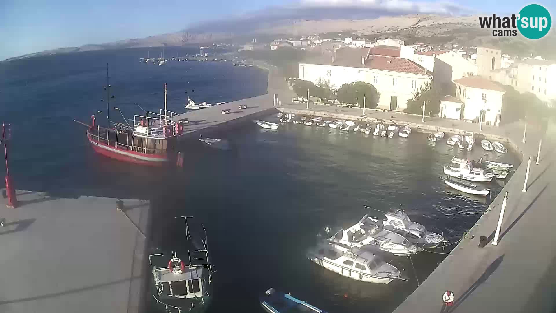 Pag Live webcam – porto turistico