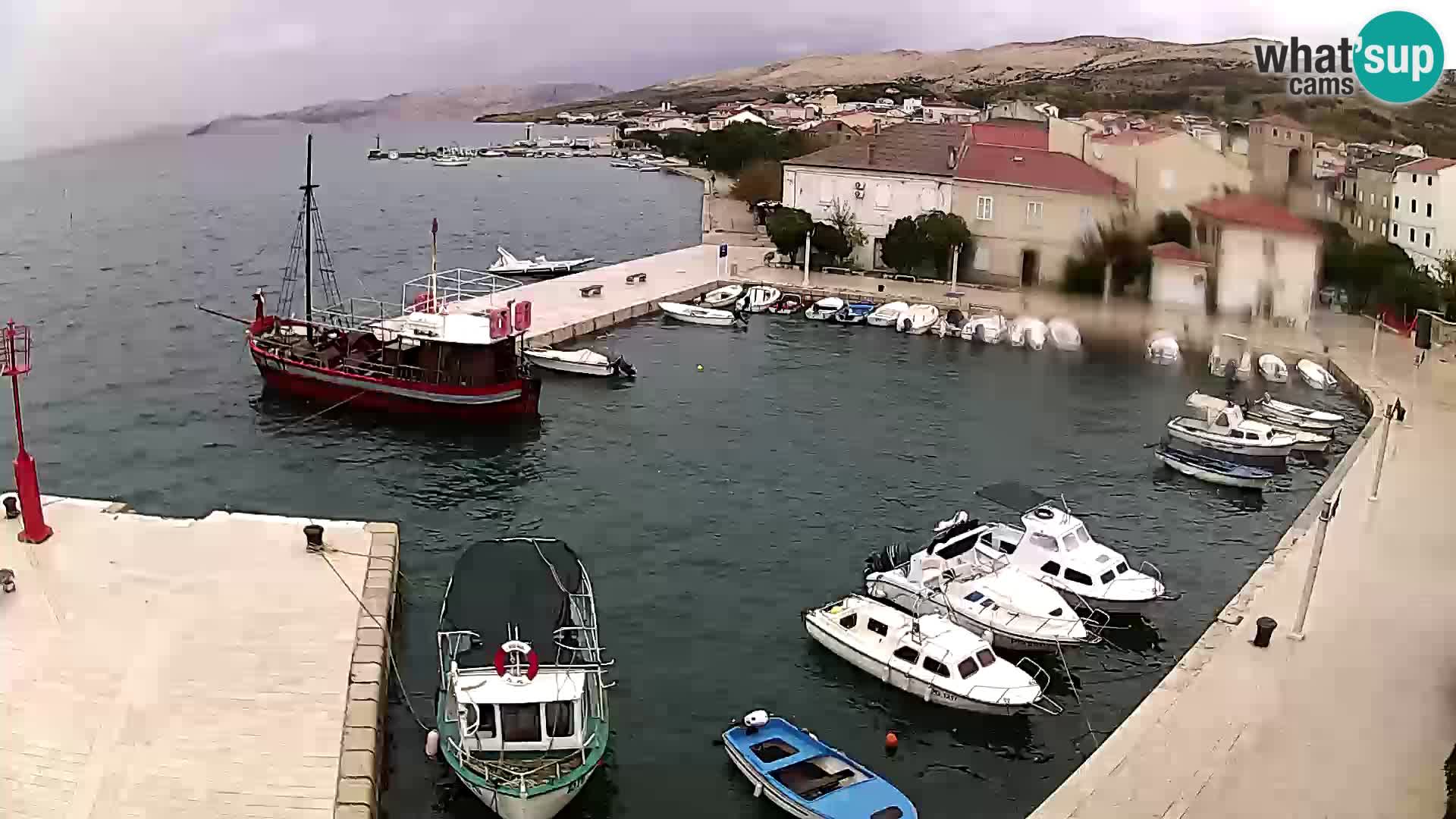 Pag Live webcam – porto turistico