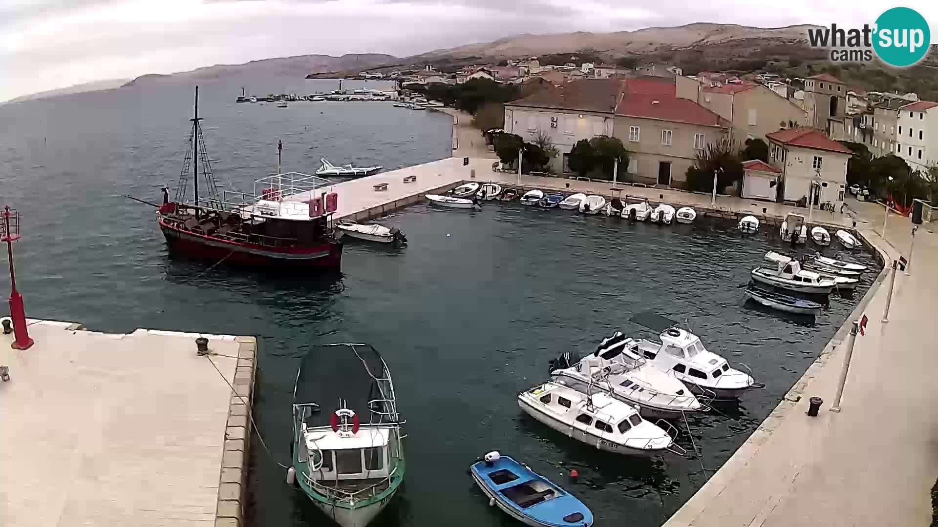 Pag Live webcam – porto turistico