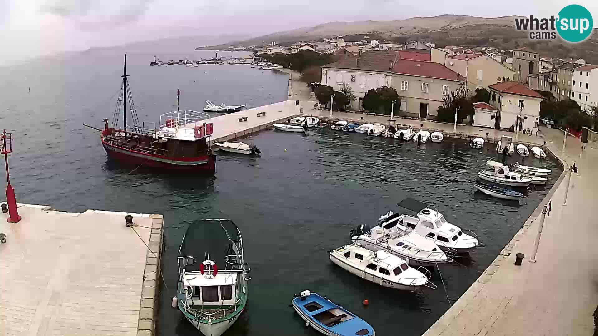 Pag Live webcam – porto turistico