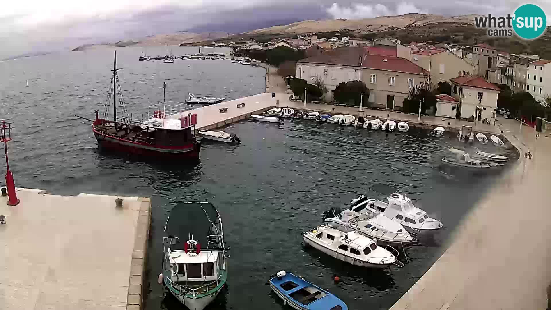 Pag Live webcam – porto turistico