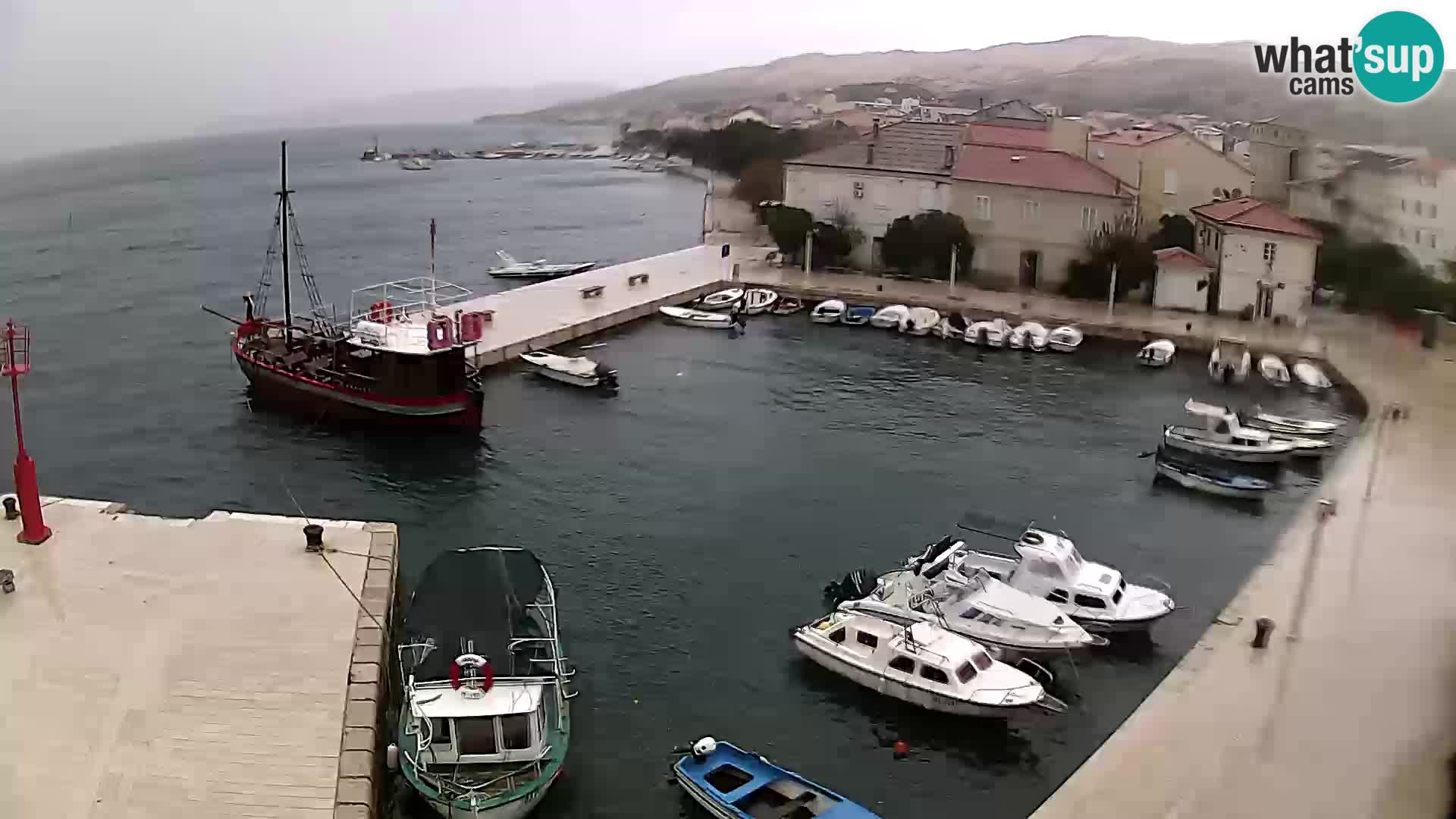 Pag Live webcam – porto turistico