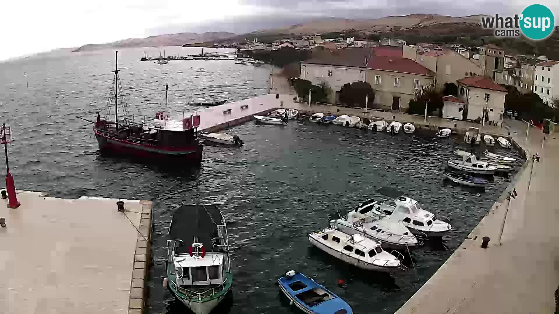 Pag Live webcam – porto turistico