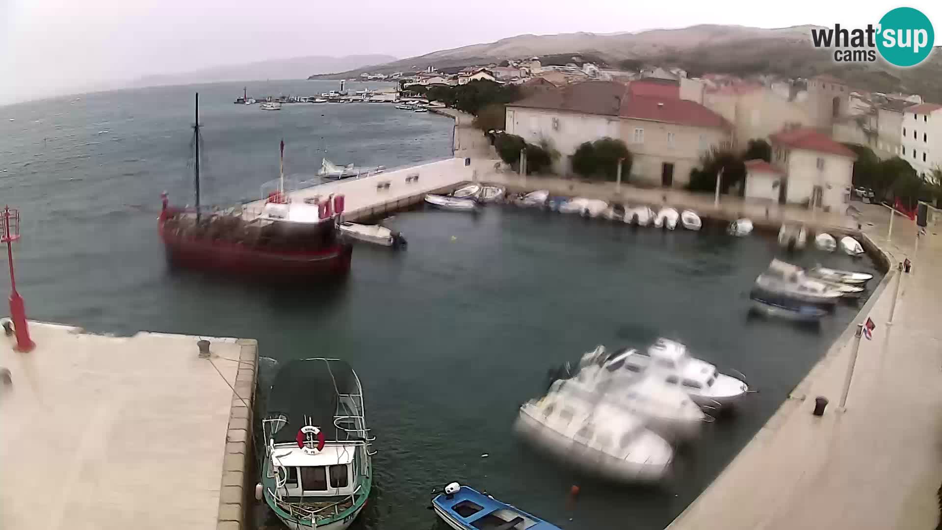 Pag Live webcam – porto turistico