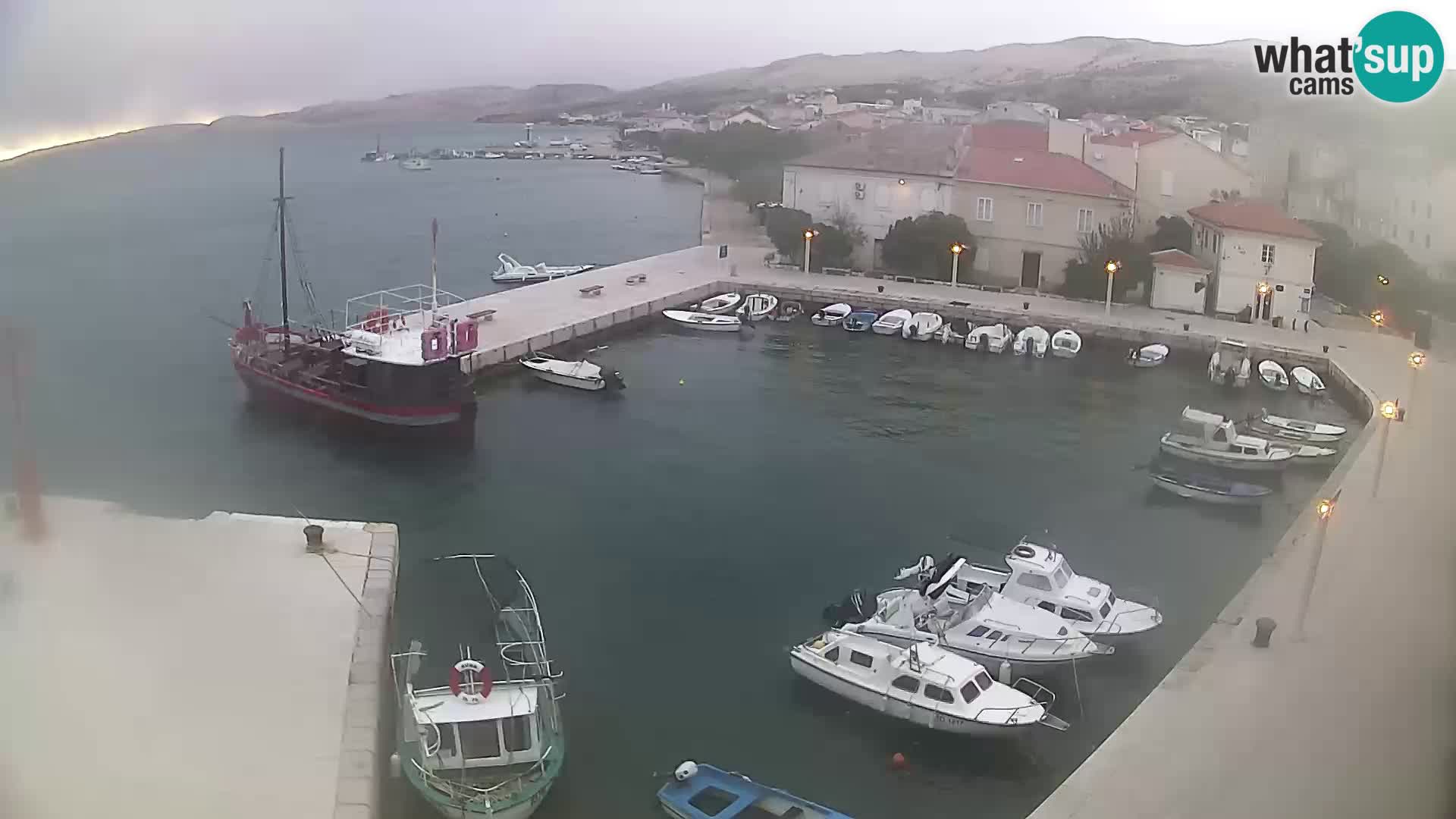 Pag Live webcam – porto turistico