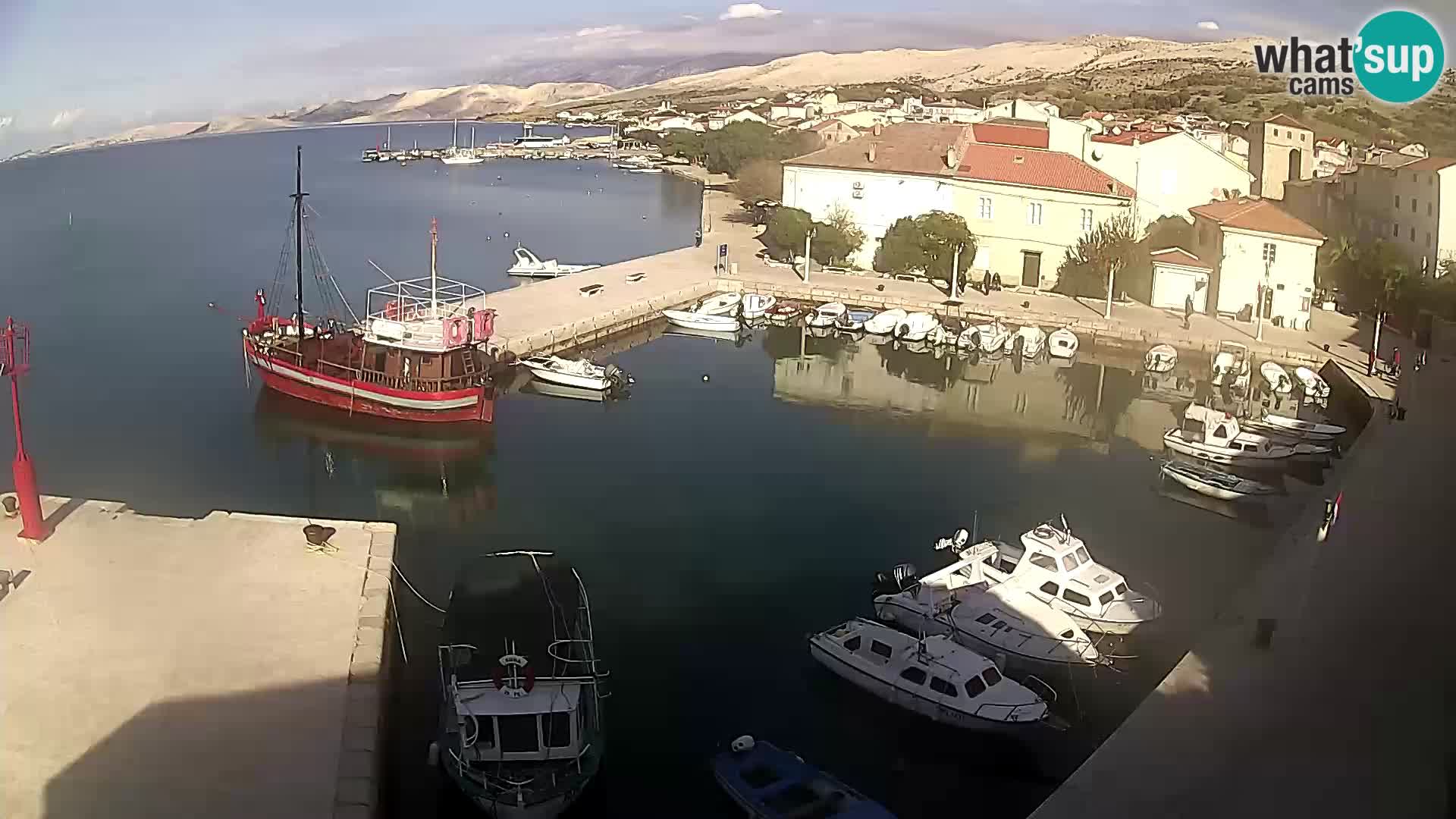 Pag Live webcam – porto turistico