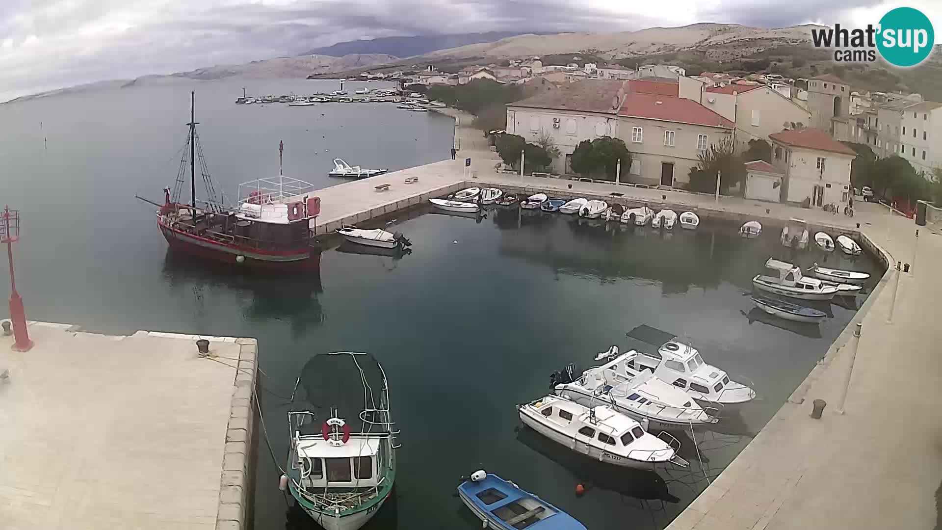 Pag Live webcam – porto turistico