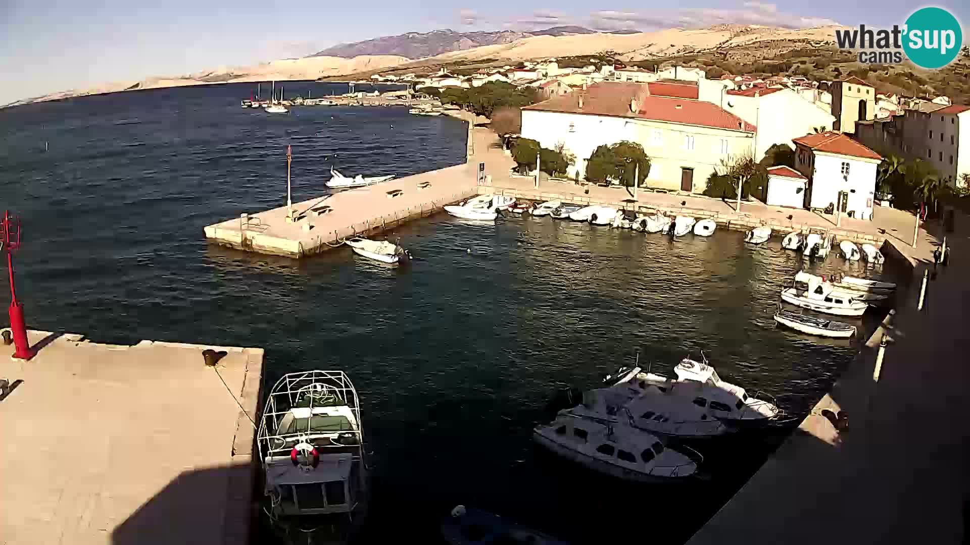 Pag Live webcam – porto turistico