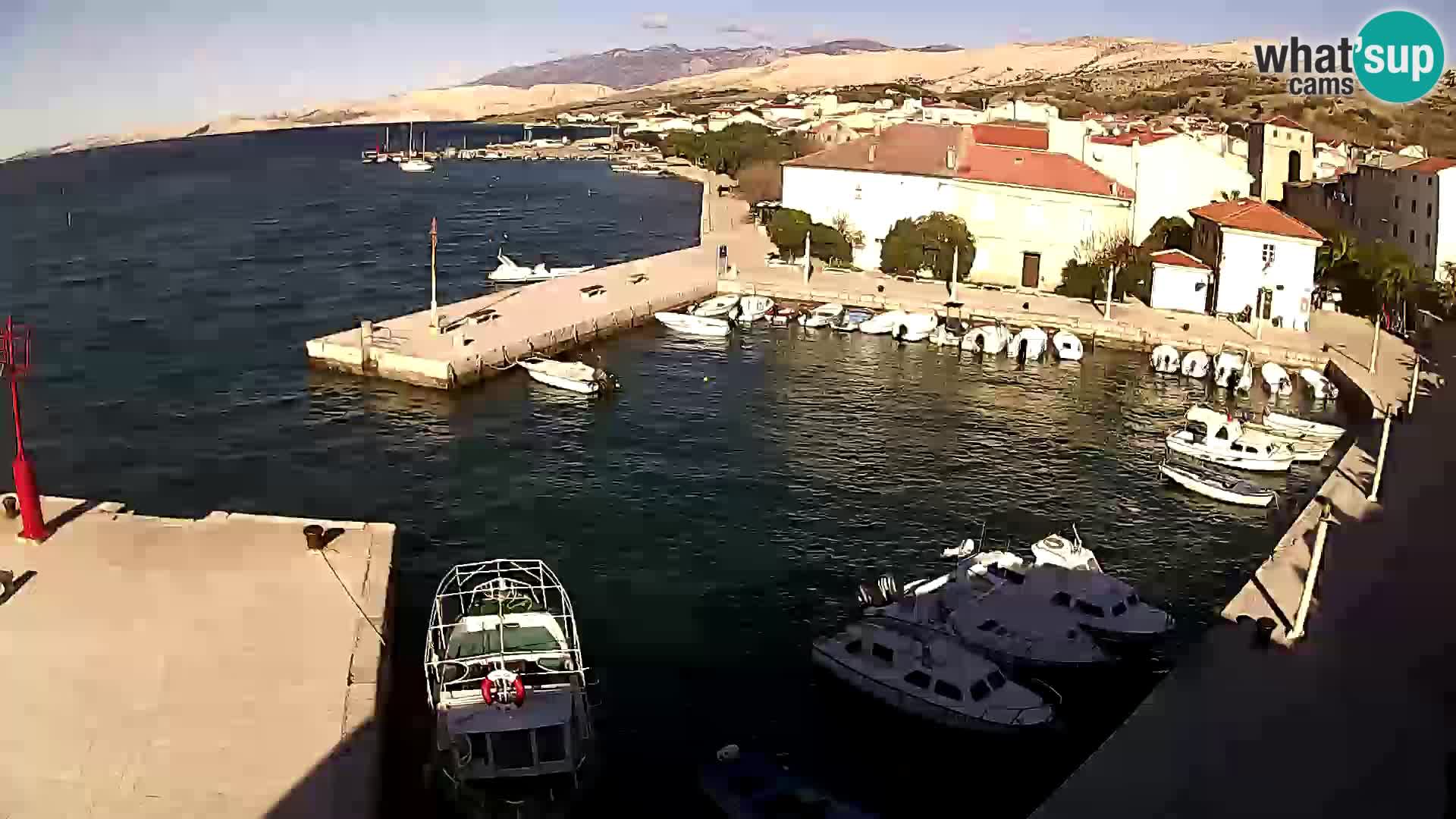 Pag Live webcam – porto turistico