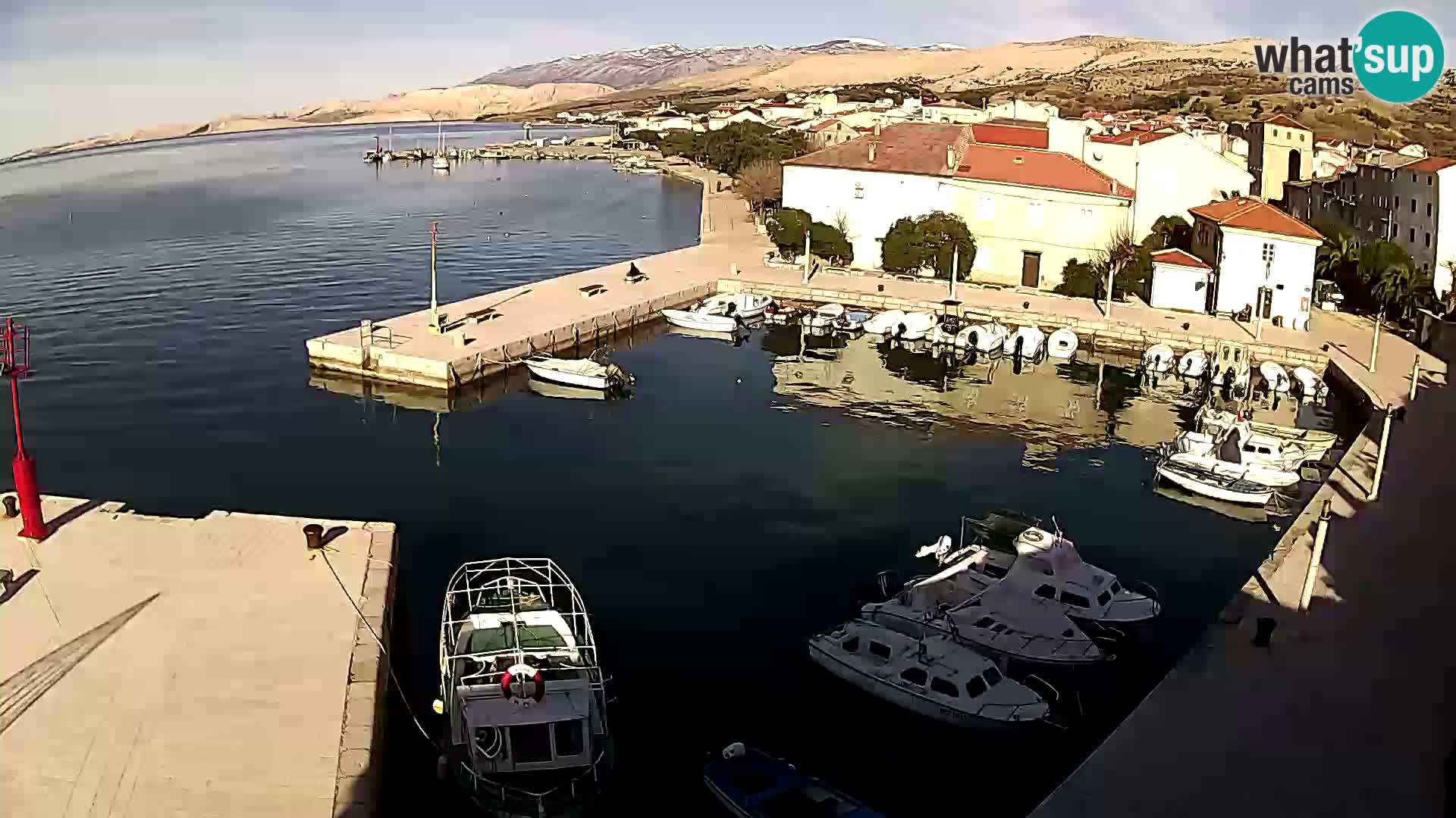 Pag webcam – town marina