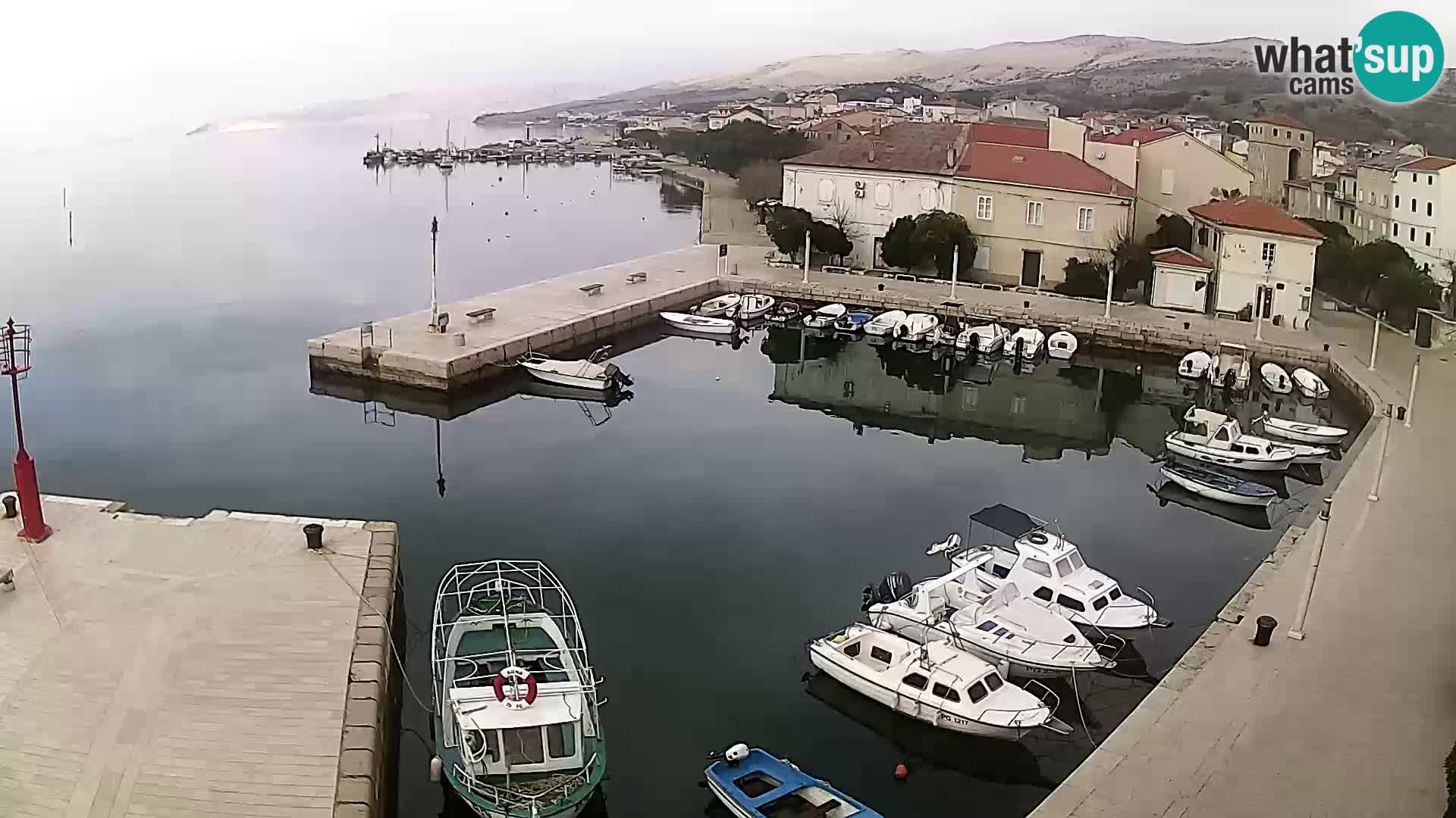 Pag Live webcam – porto turistico