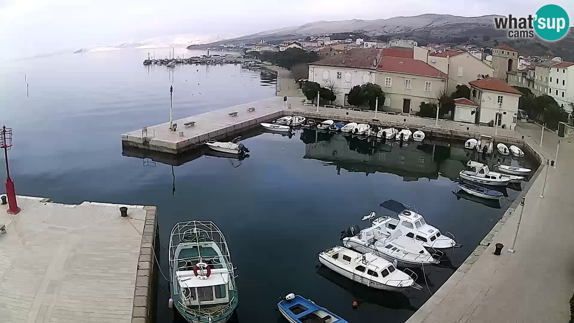 Pag Live webcam – porto turistico