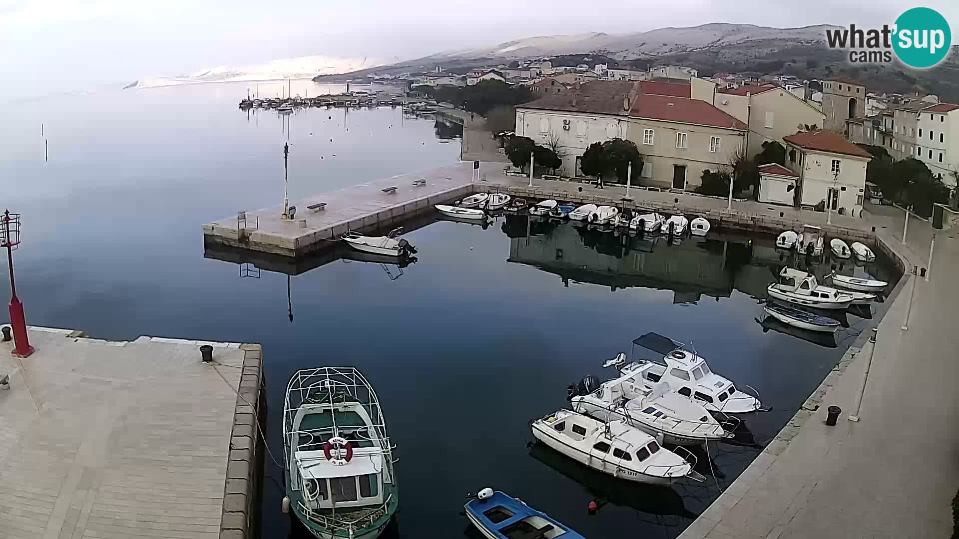 Pag Live webcam – porto turistico