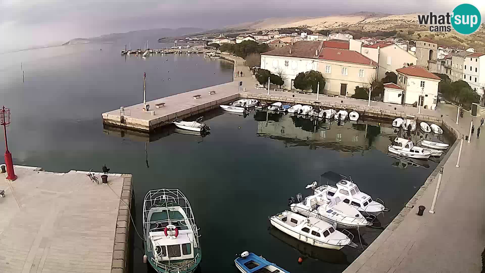 Pag Live webcam – porto turistico