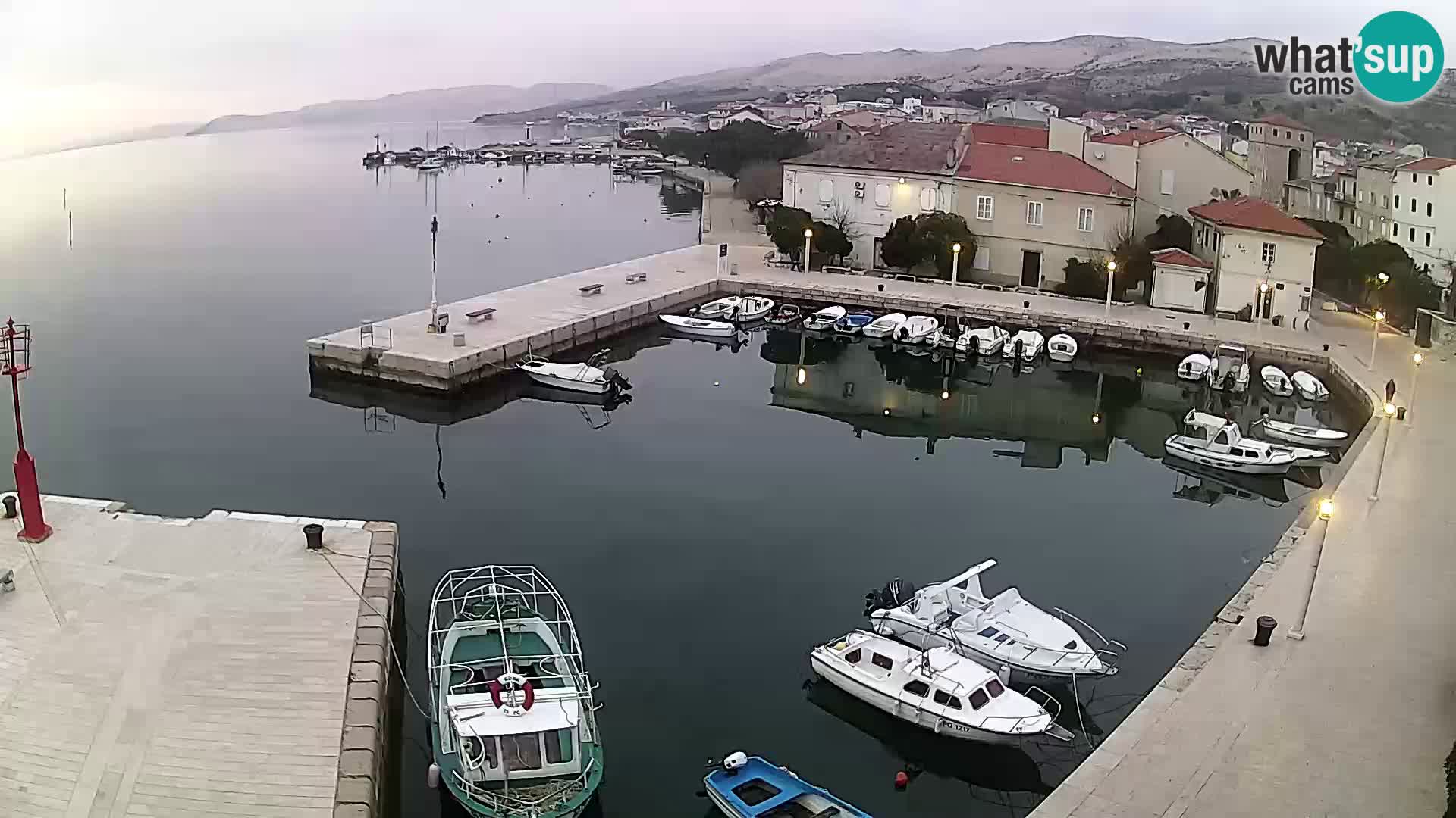 Pag Live webcam – porto turistico