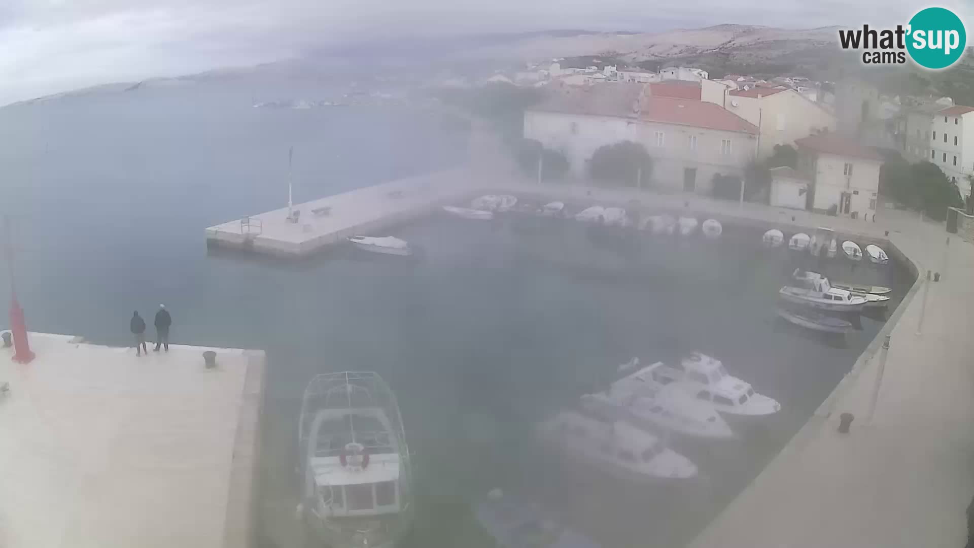 Pag webcam – town marina