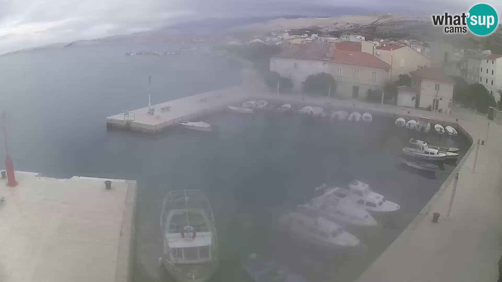 Pag webcam – town marina