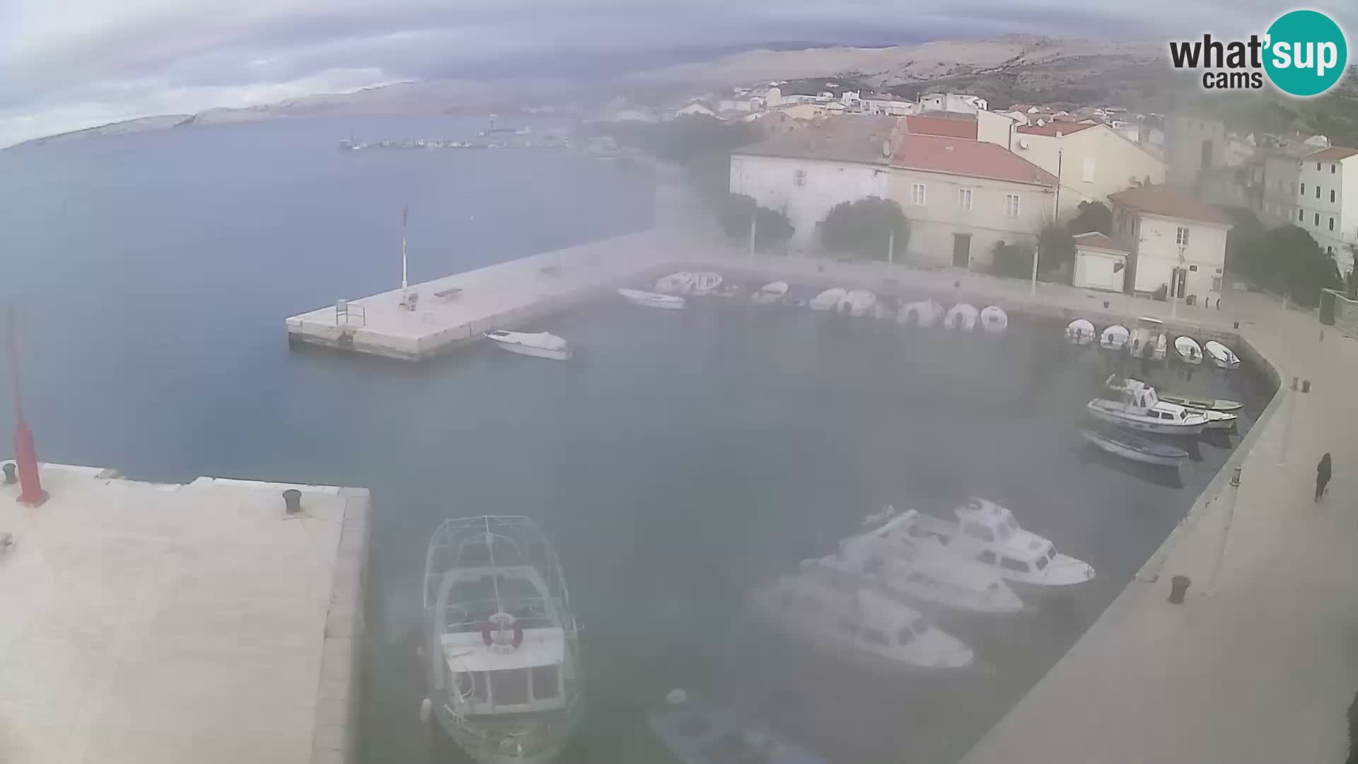 Pag webcam – town marina