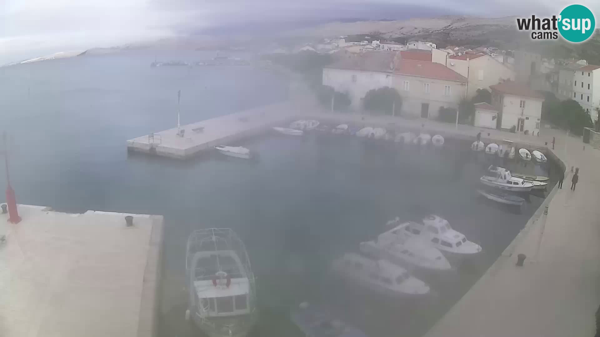 Livecam Pag – Marina de la ville