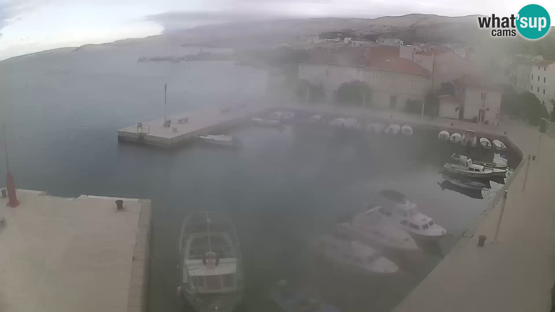 Pag webcam – town marina