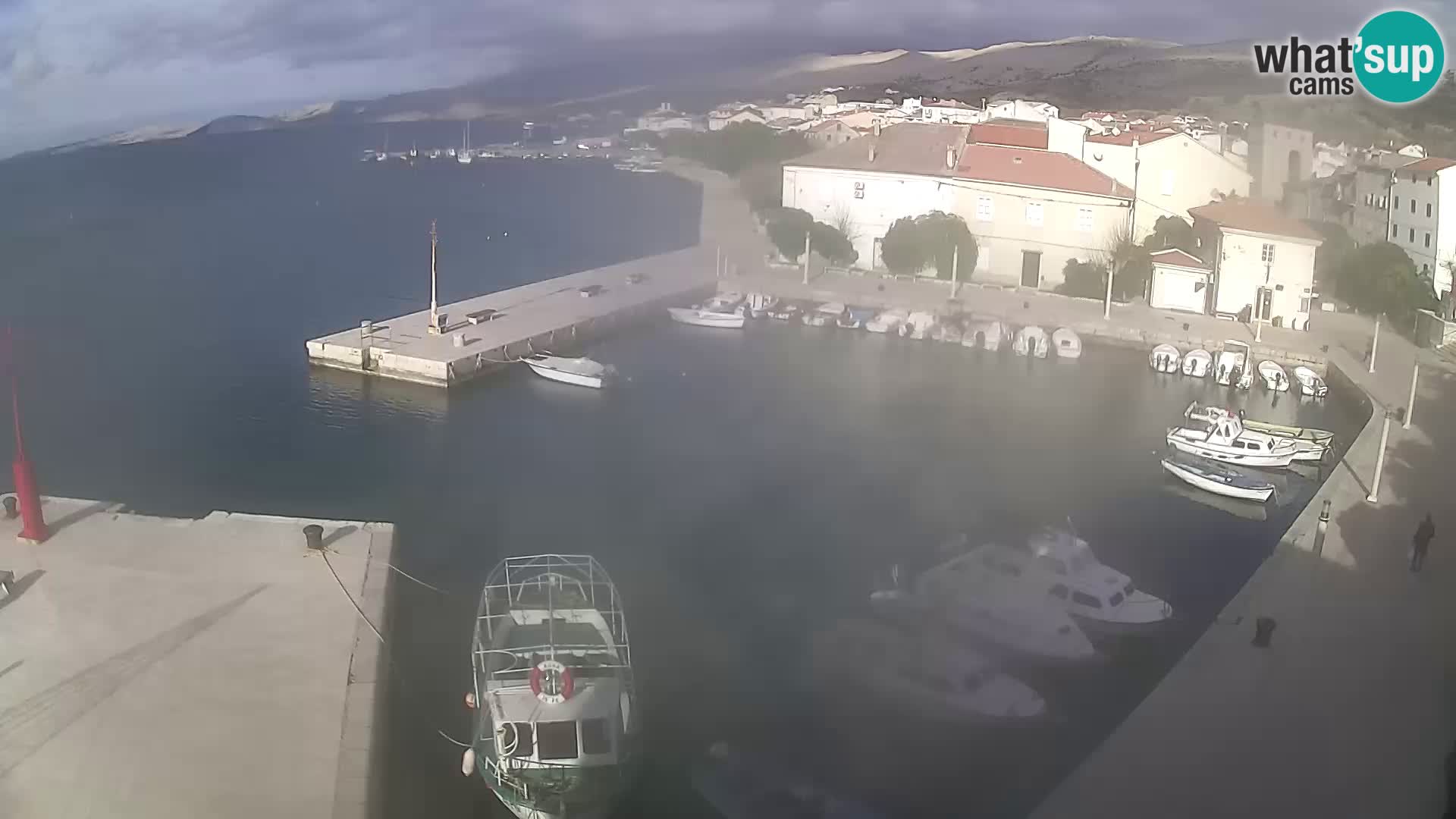 Pag webcam – town marina